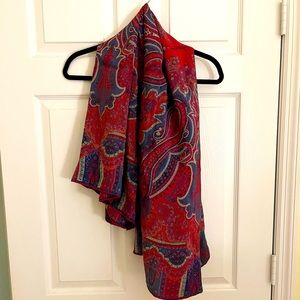 Fittorio Made in Italy 100% Silk Scarf